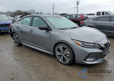 2021 Nissan Sentra Sr из США, поврежденный, VIN 3N1AB8DV3MY283351